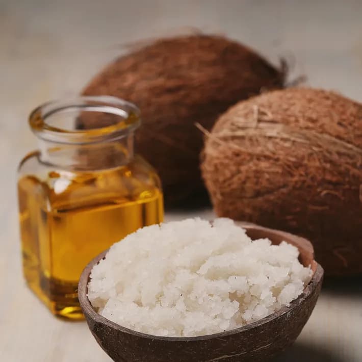 Aceite de coco y manteca de karité