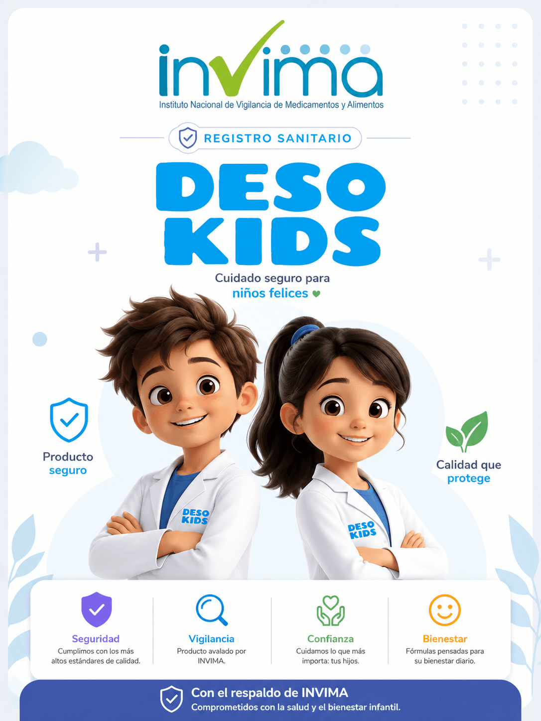 Certificación INVIMA de Desokids